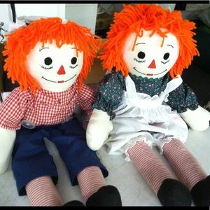 Raggedy Ann & Andy Handmade Doll